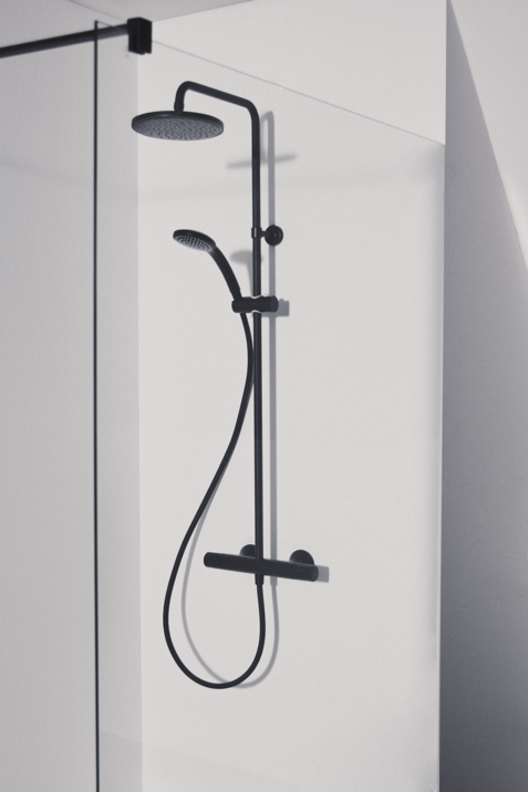 Ideal Standard CeraTherm - Grifo termostático de bañera, negro A7544XG